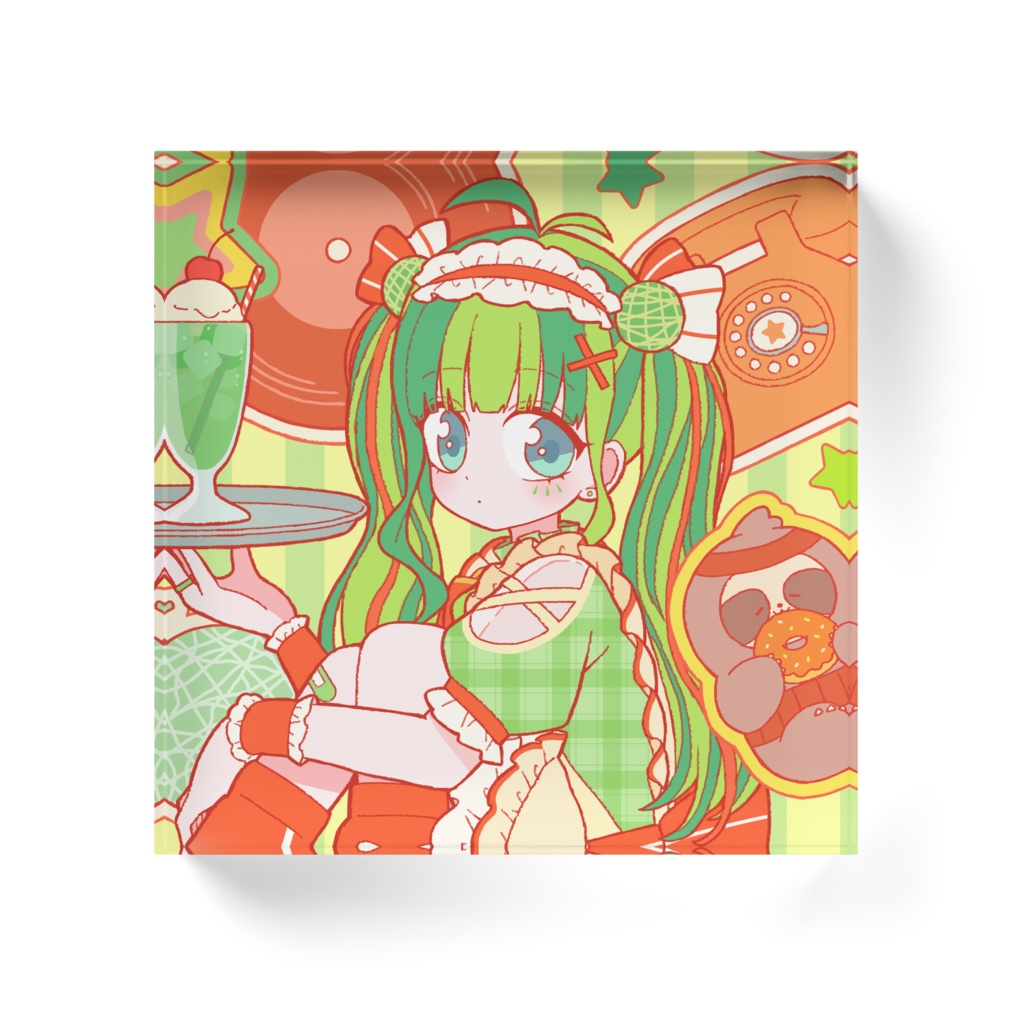 【限定販売】うりちゃんです2周年記念◇アクリルブロック◇