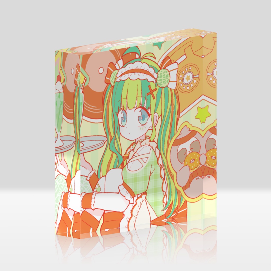 【限定販売】うりちゃんです2周年記念◇アクリルブロック◇