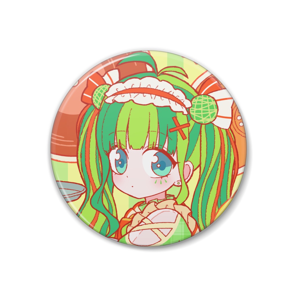 【限定販売】うりちゃんです2周年記念◇缶バッジ◇