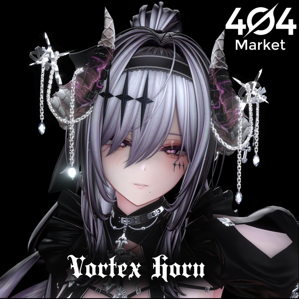 【VRC MA設定済】Vortex Horn