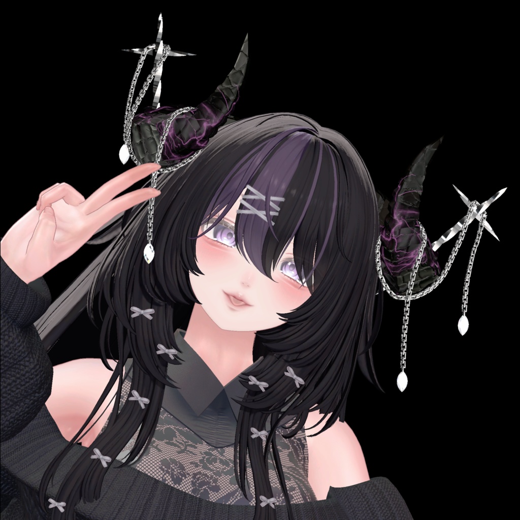 【VRC MA設定済】Vortex Horn