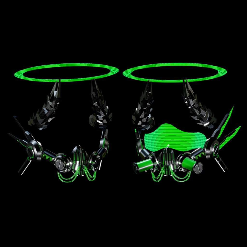 【展開ギミック】Cyber mask