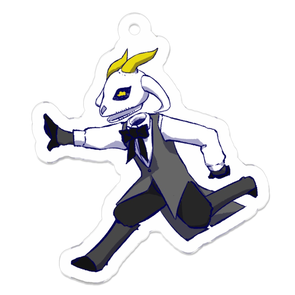 バフォベロス アクリルキーホルダー 50mm