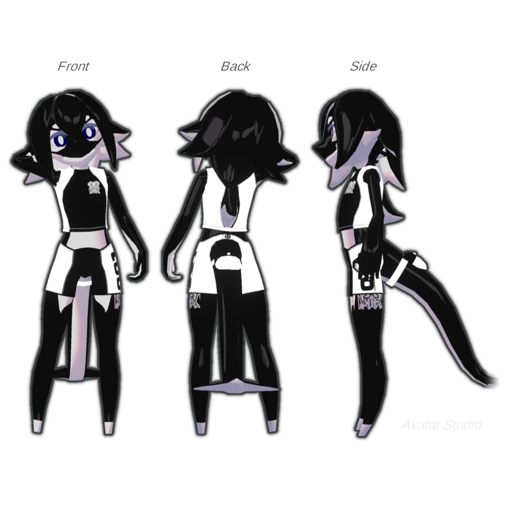 【VRC想定・無料】オリジナル3Dモデル『オルルカ=シャカマ』