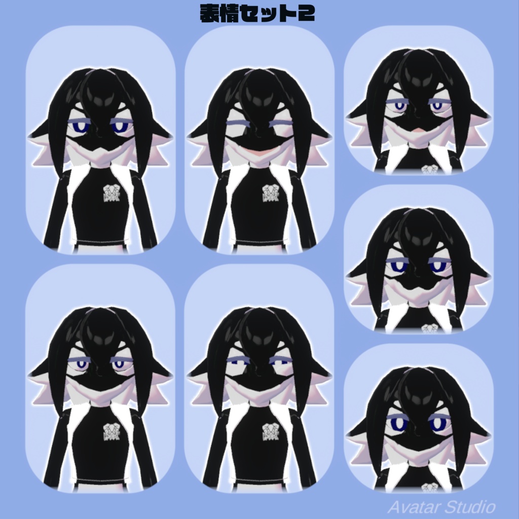 【VRC想定・無料】オリジナル3Dモデル『オルルカ=シャカマ』