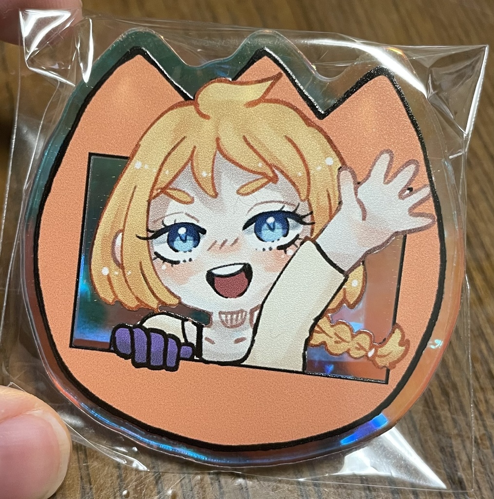 【非公式】偏光カブラギさん組アクリルバッジ　ナツメ