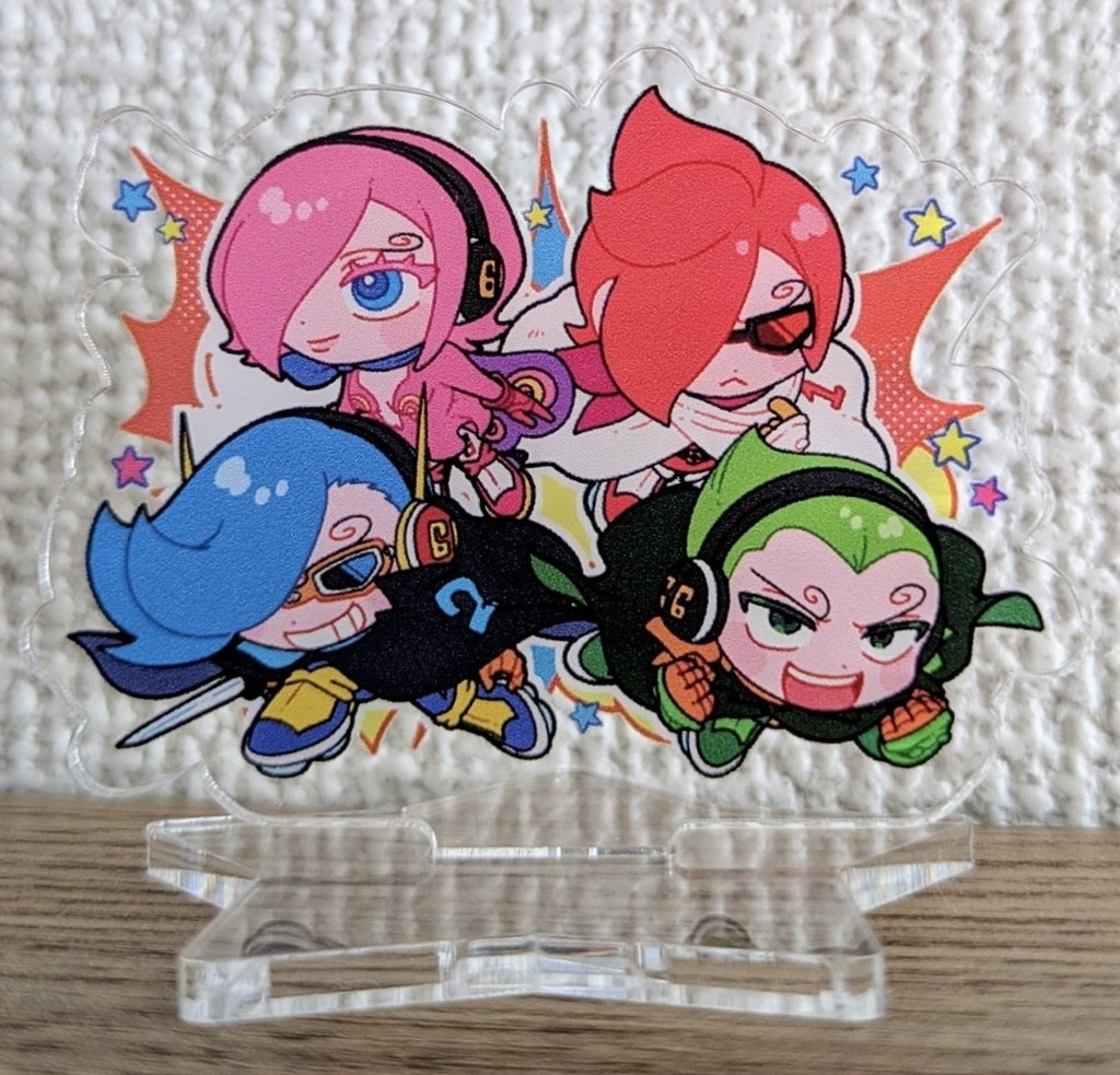 ジェルマ66全員集合!アクリルフィギュア