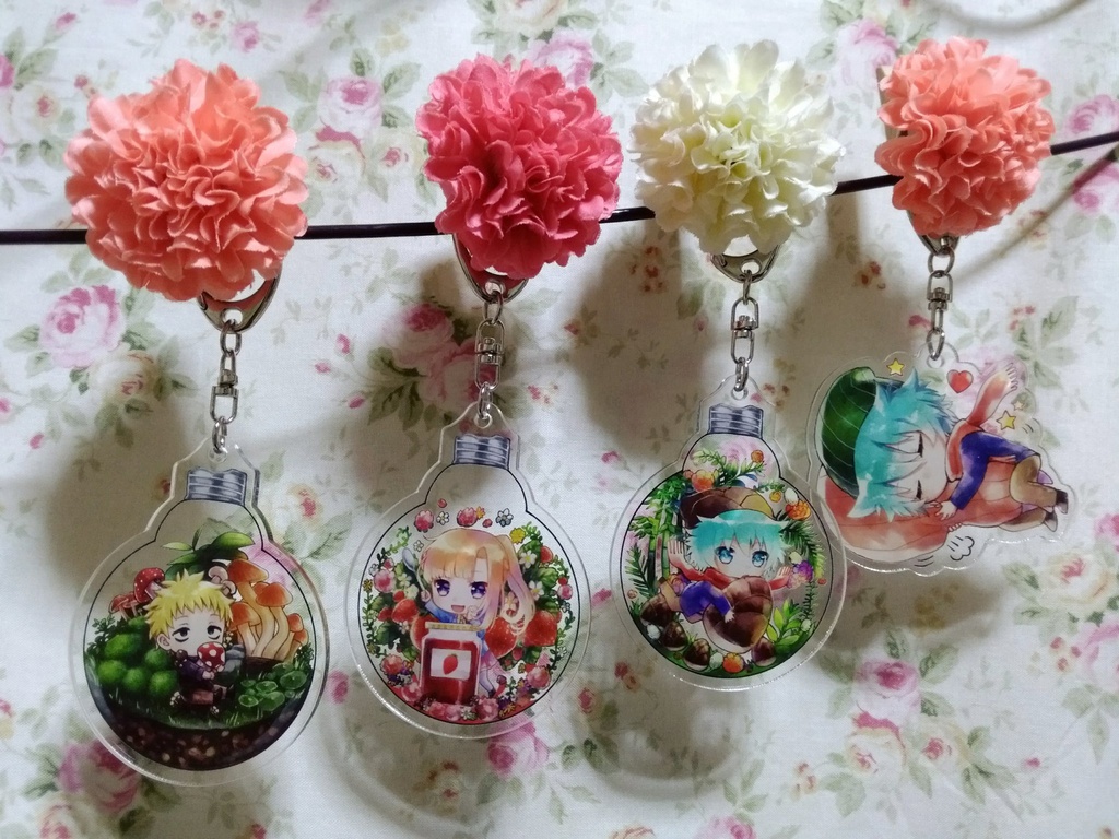 豆電球💡・ソウサラアクリルキーホルダー