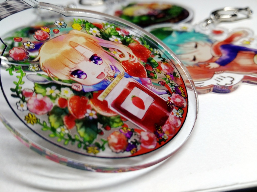 豆電球💡・ソウサラアクリルキーホルダー