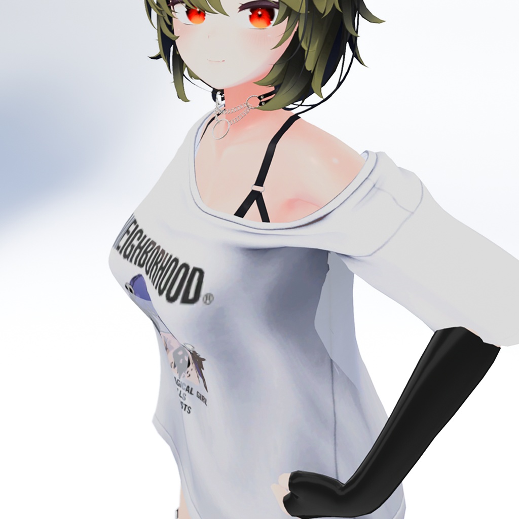 [VRChat想定] [FREE] 桔梗 Kikyo Arm Warmer 3D model - bnsstore - BOOTH
