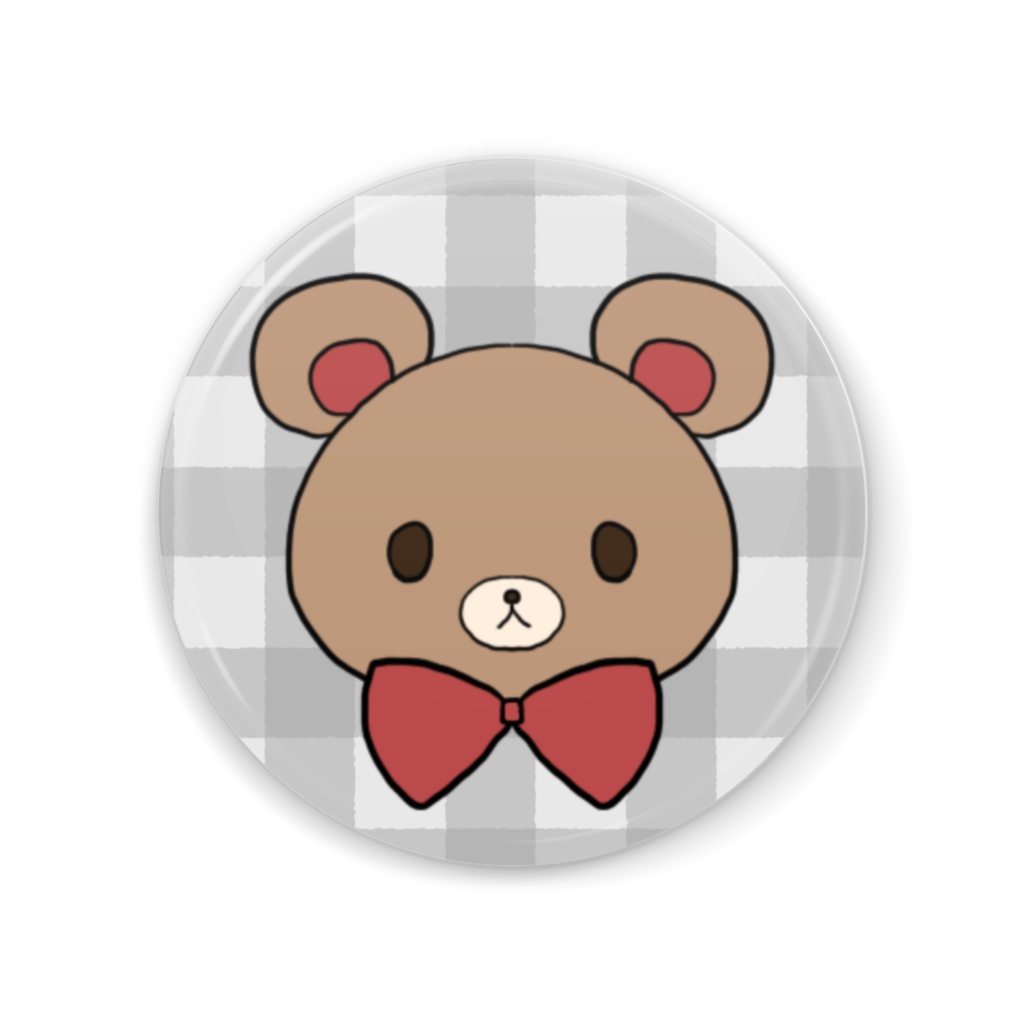 くまさんの缶ミラー