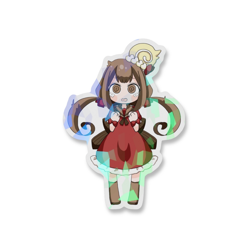 こめころーるのシール【ぐるぐる】