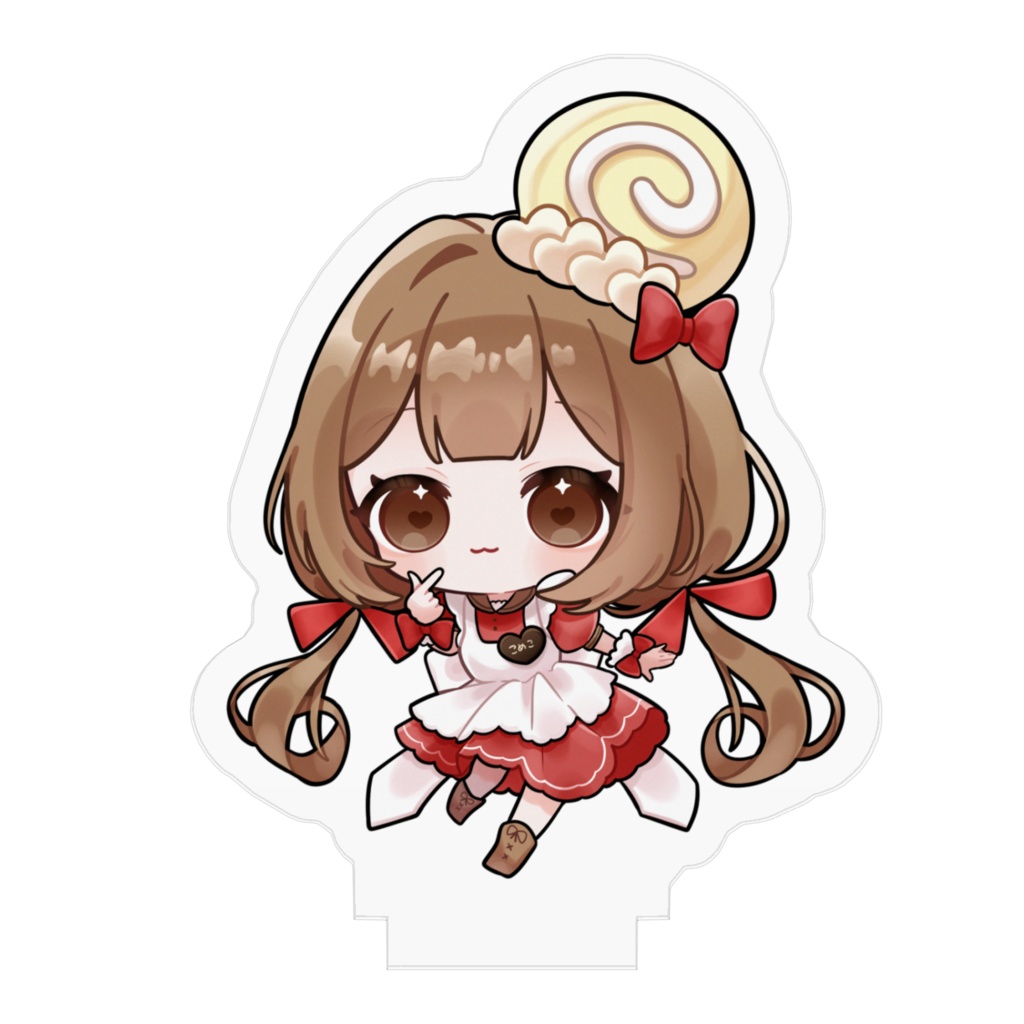 【500人記念】ゆびハートアクスタ【にっこり】