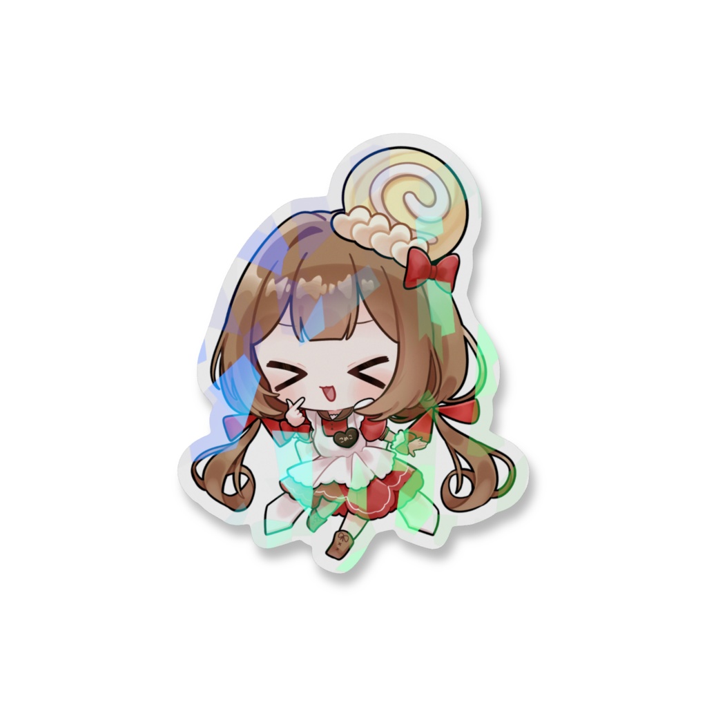 【500人記念】ゆびハートステッカー【＞▽＜】