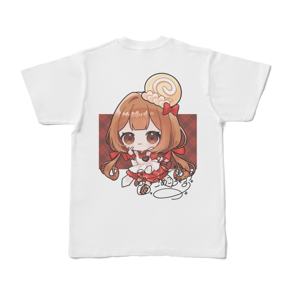 【500人記念】ゆびハートサイン入り風Tシャツ