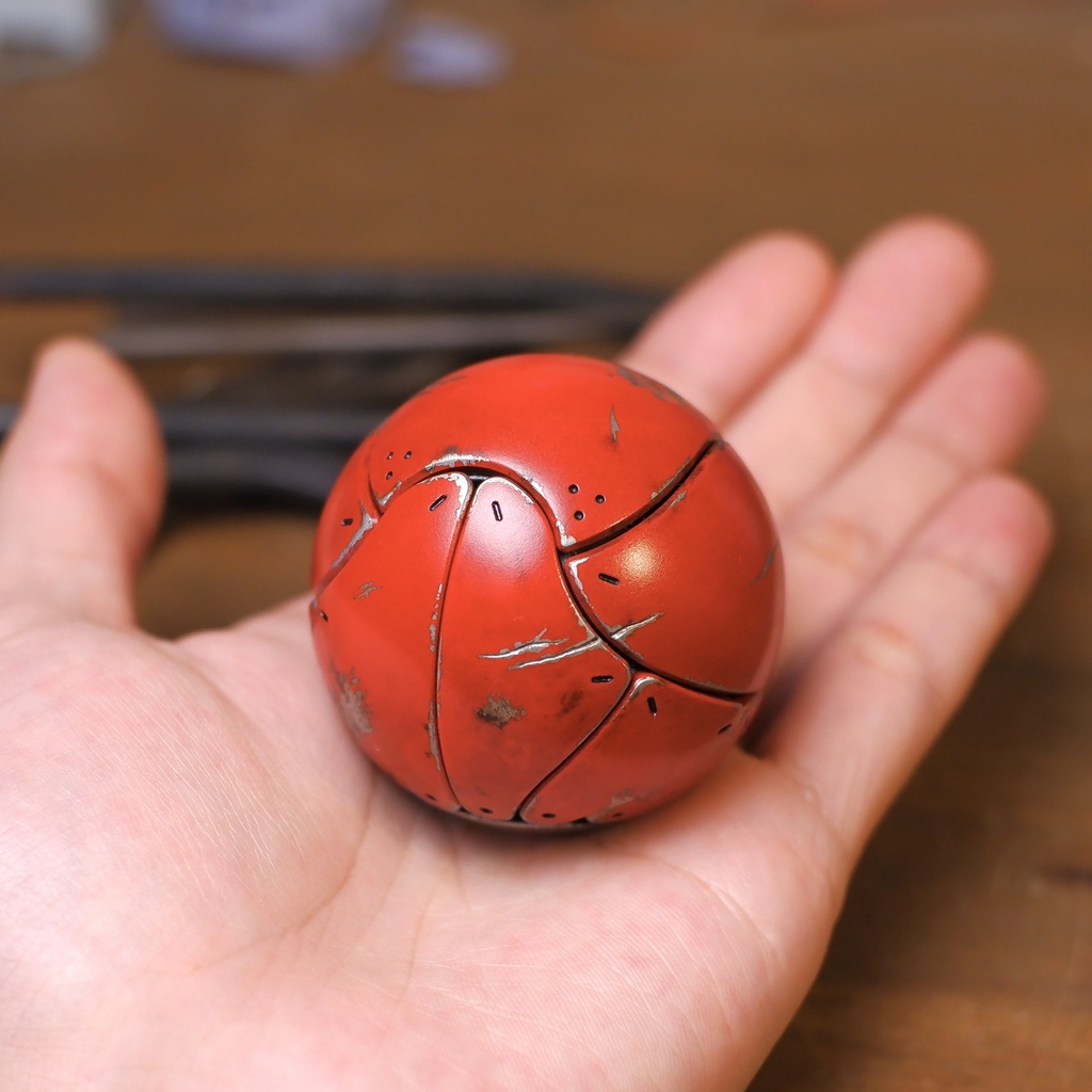 オリジナル球体変形メカ「カニタマ」3Dプリンタ出力品キット