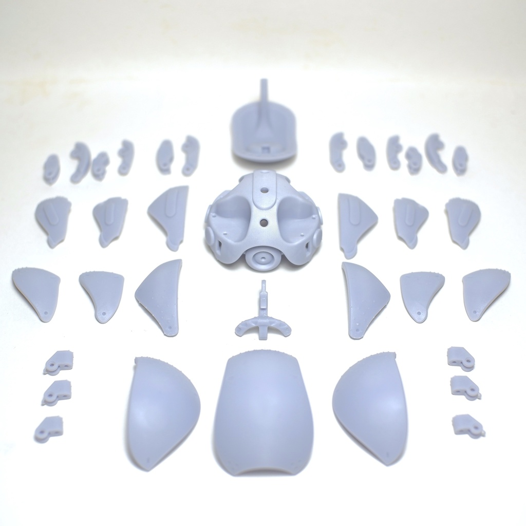 オリジナル球体変形メカ「カニタマ」3Dプリンタ出力品キット