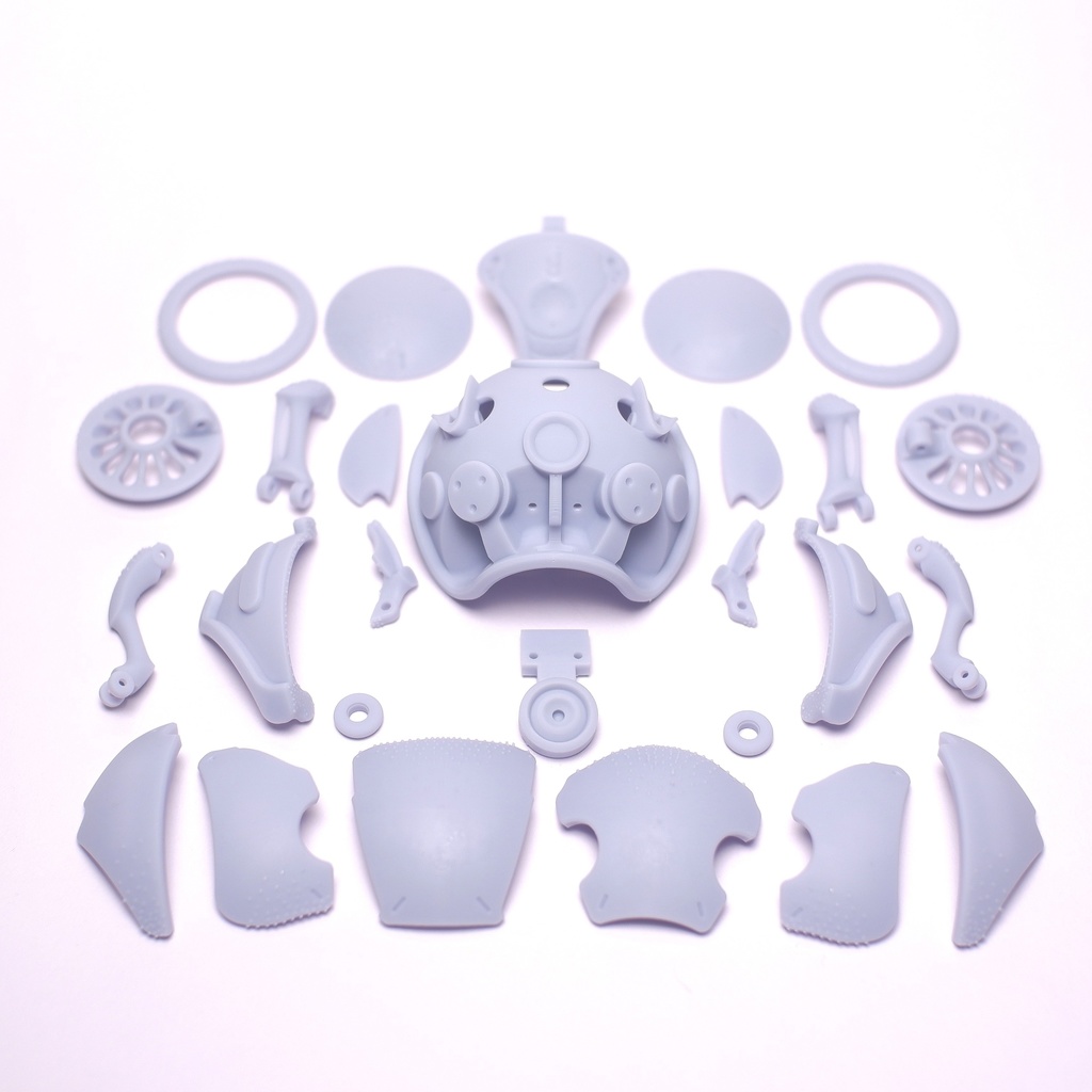 オリジナル球体変形メカ「ミミタマ」3Dプリンタ出力品キット※未塗装未組み立て品