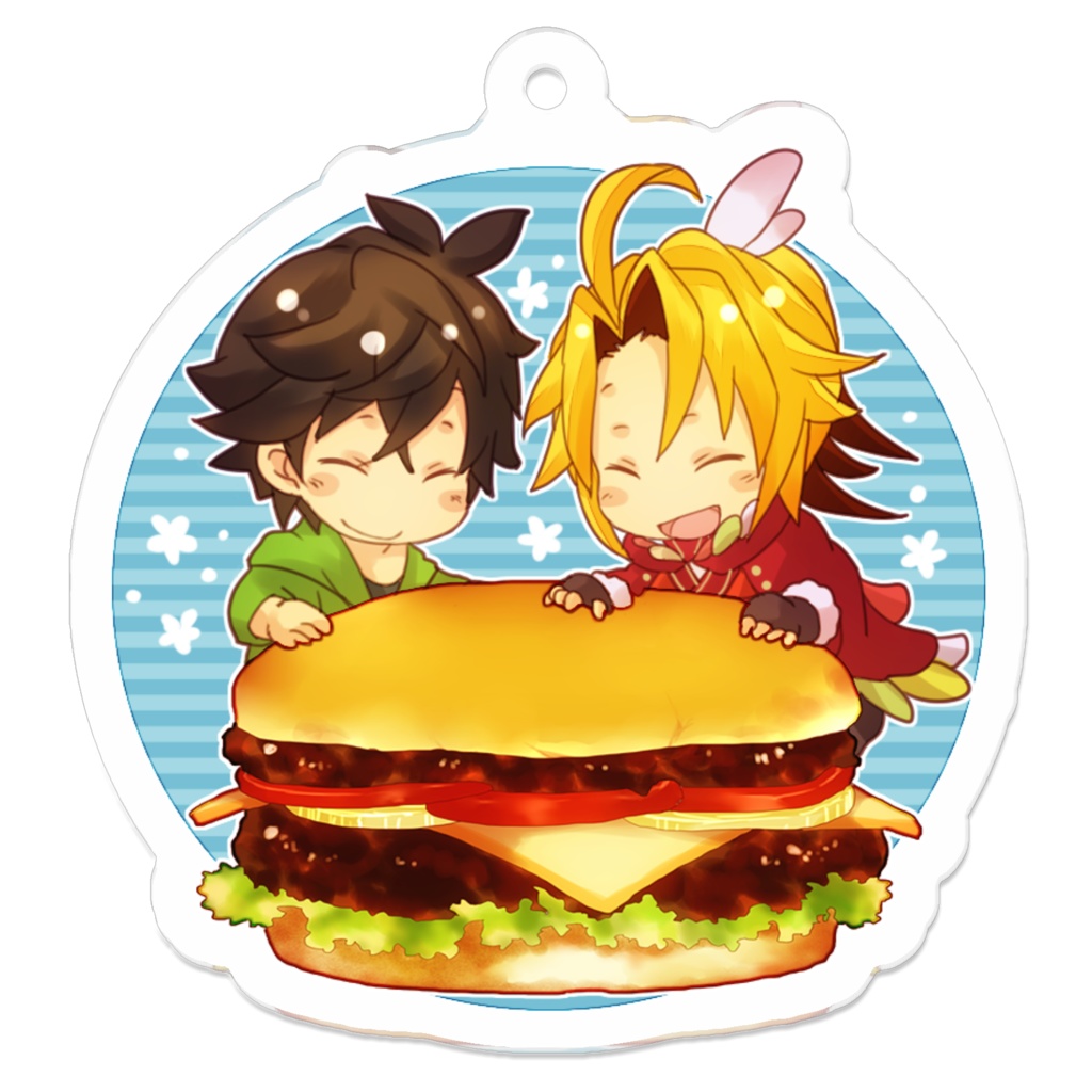 ちび槍盾キーホルダー