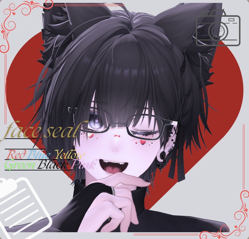 【MA対応】Face Seal【10アバター対応】 