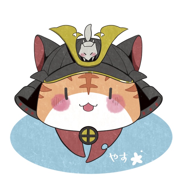 やす猫アクリルキーホルダー