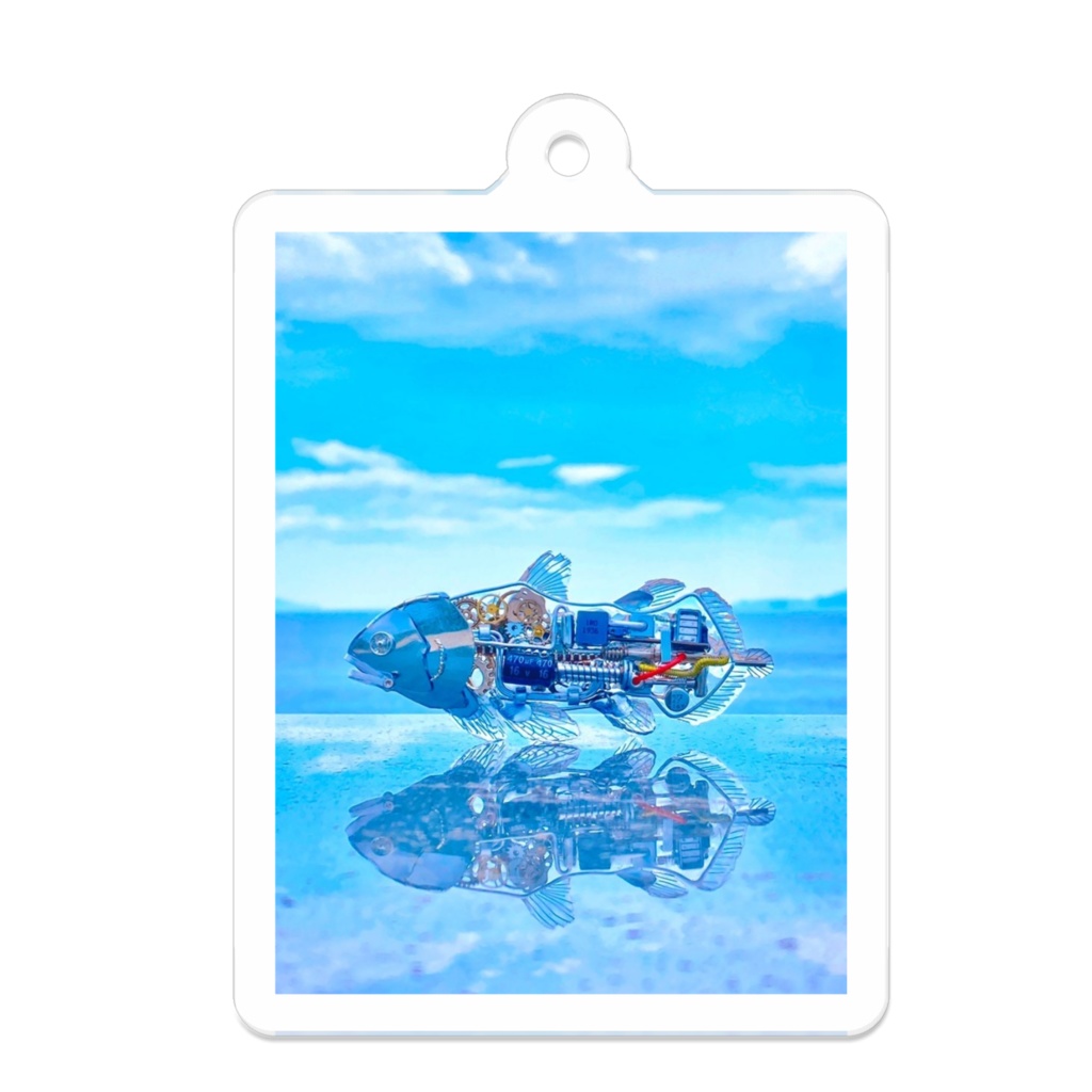 新械生物シーラカンスアクリルキーホルダー