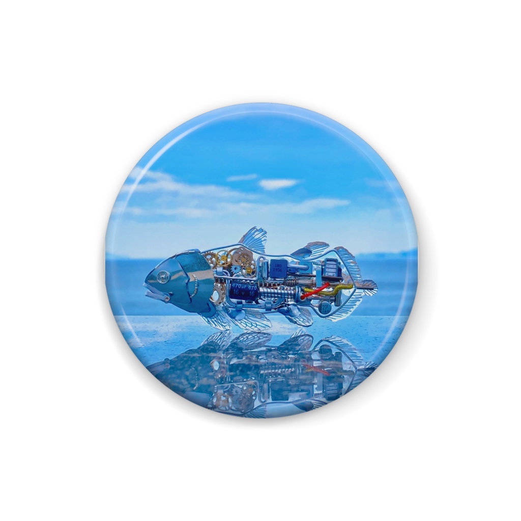 新械生物シーラカンスバッジ