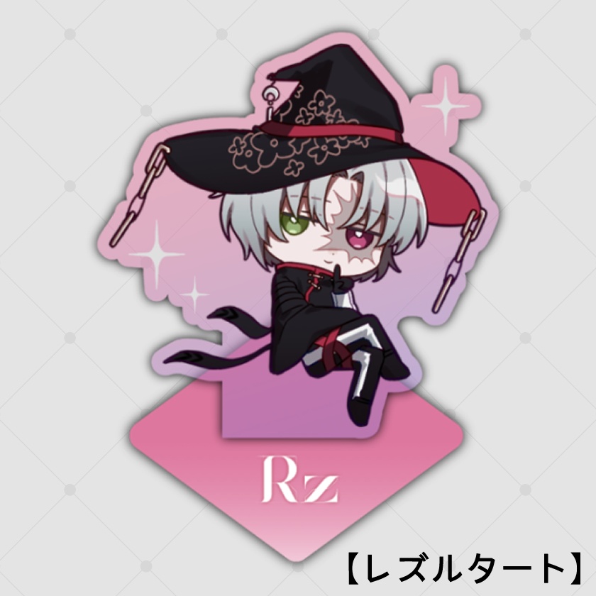 【一次創作】(異)デア・トイフェル+レズルタートの箔押しアクリルスタンド