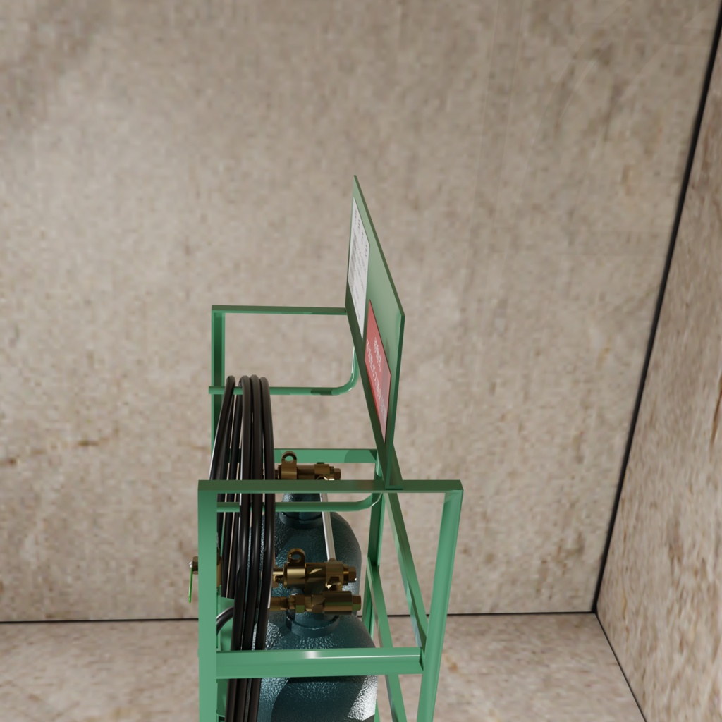 3D 移動式二酸化炭素消火設備