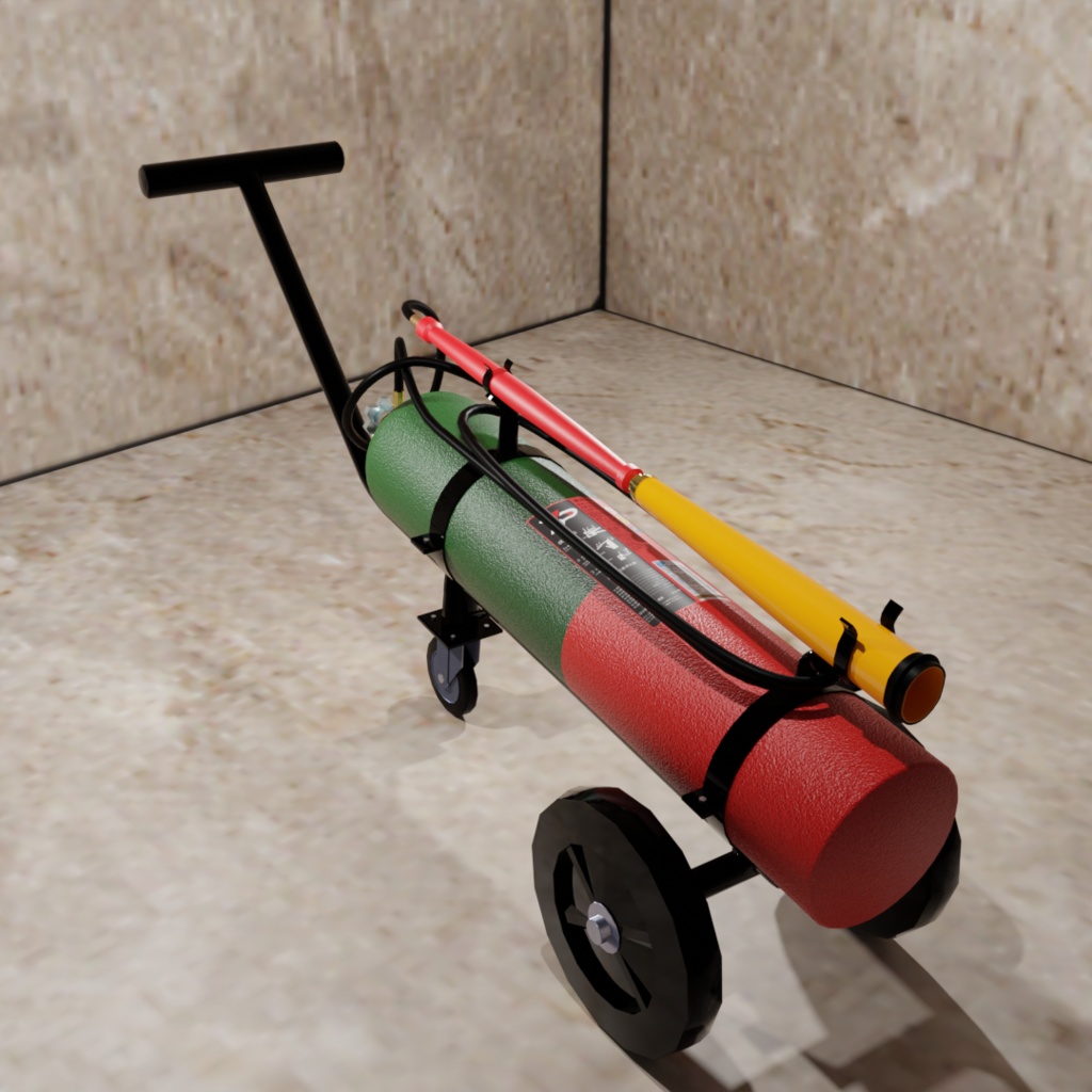 移動式二酸化炭素消火設備Btype