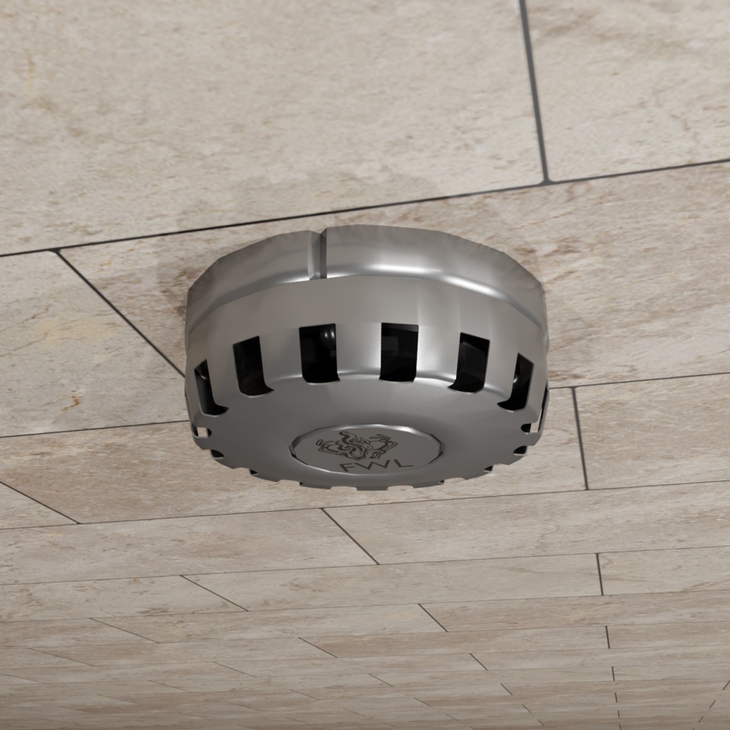 スプリンクラーセット(FBX/Unity package)