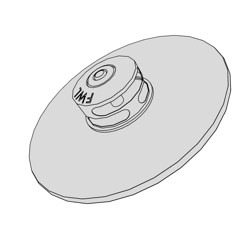 消防設備3Dモデル 白黒ラインアート11点セット(blenderファイル)