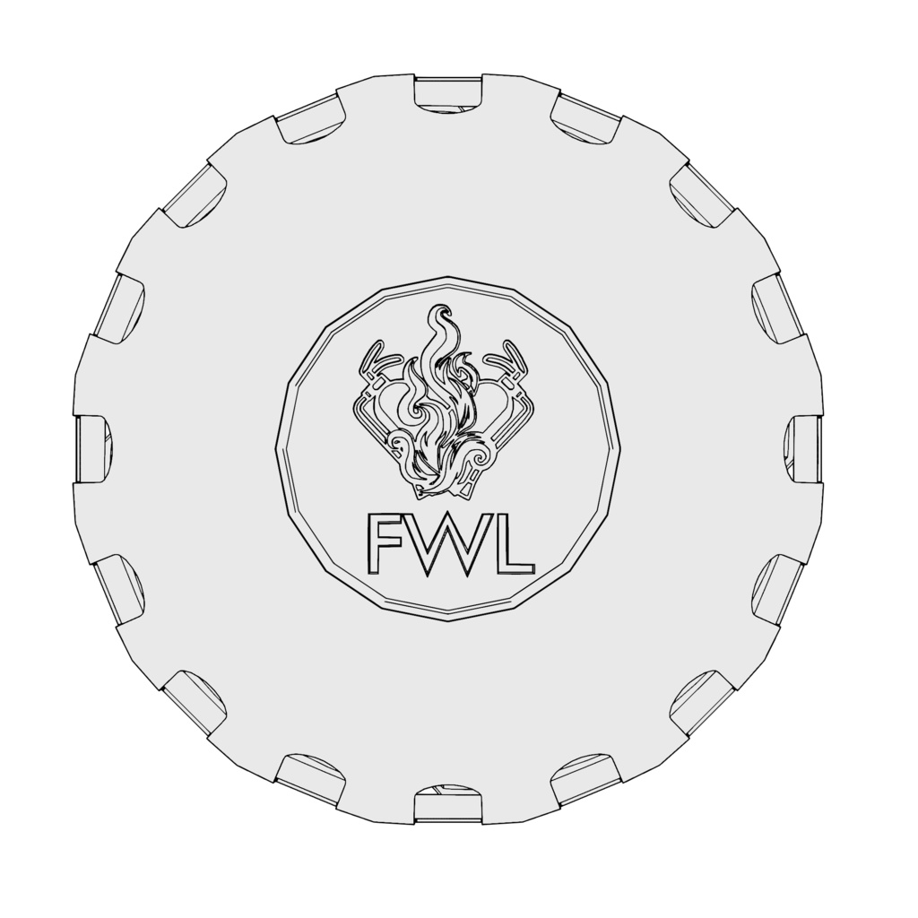 消防設備3Dモデル 白黒ラインアート11点セット(blenderファイル)