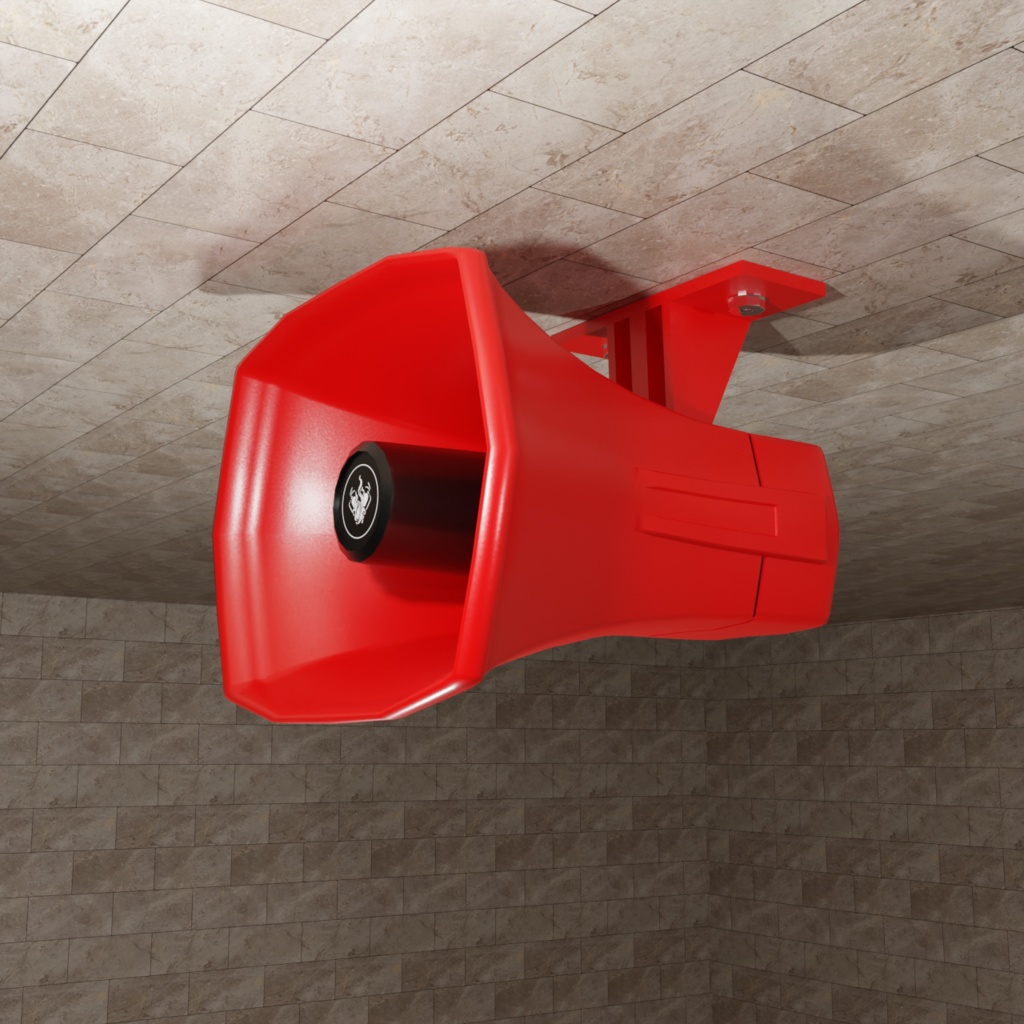 非常警報装置セット(Unity package/FBX)