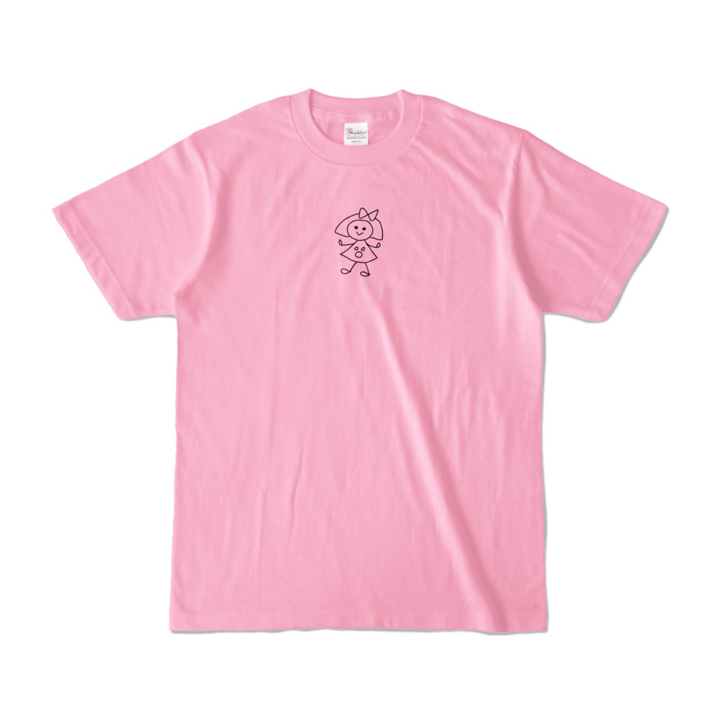 えいちこ　カラーTシャツ ピーチ (淡色)