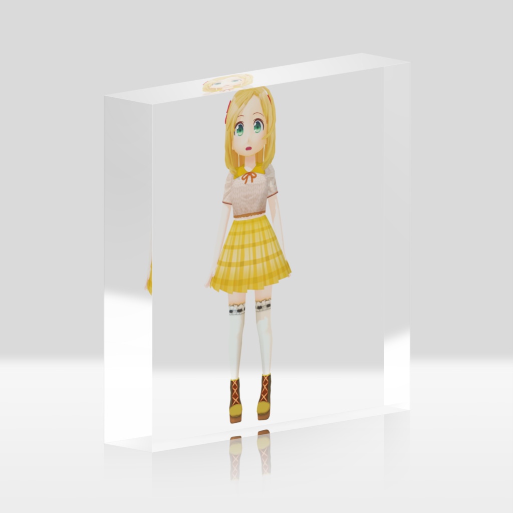 ミシェリーヌちゃんアクリルブロック