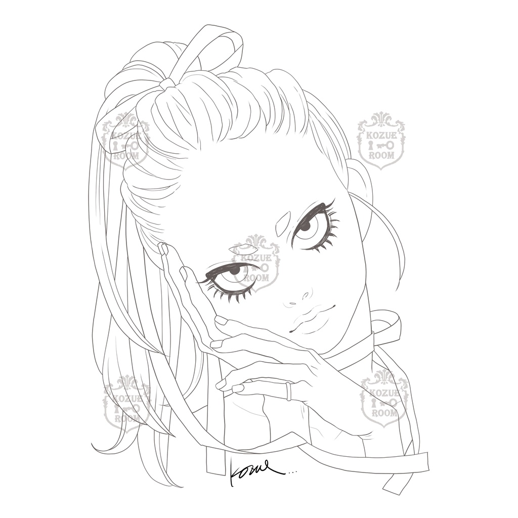 First room「Staring Girl」「Half-buzz cut」/「見つめる少女」「半坊主」