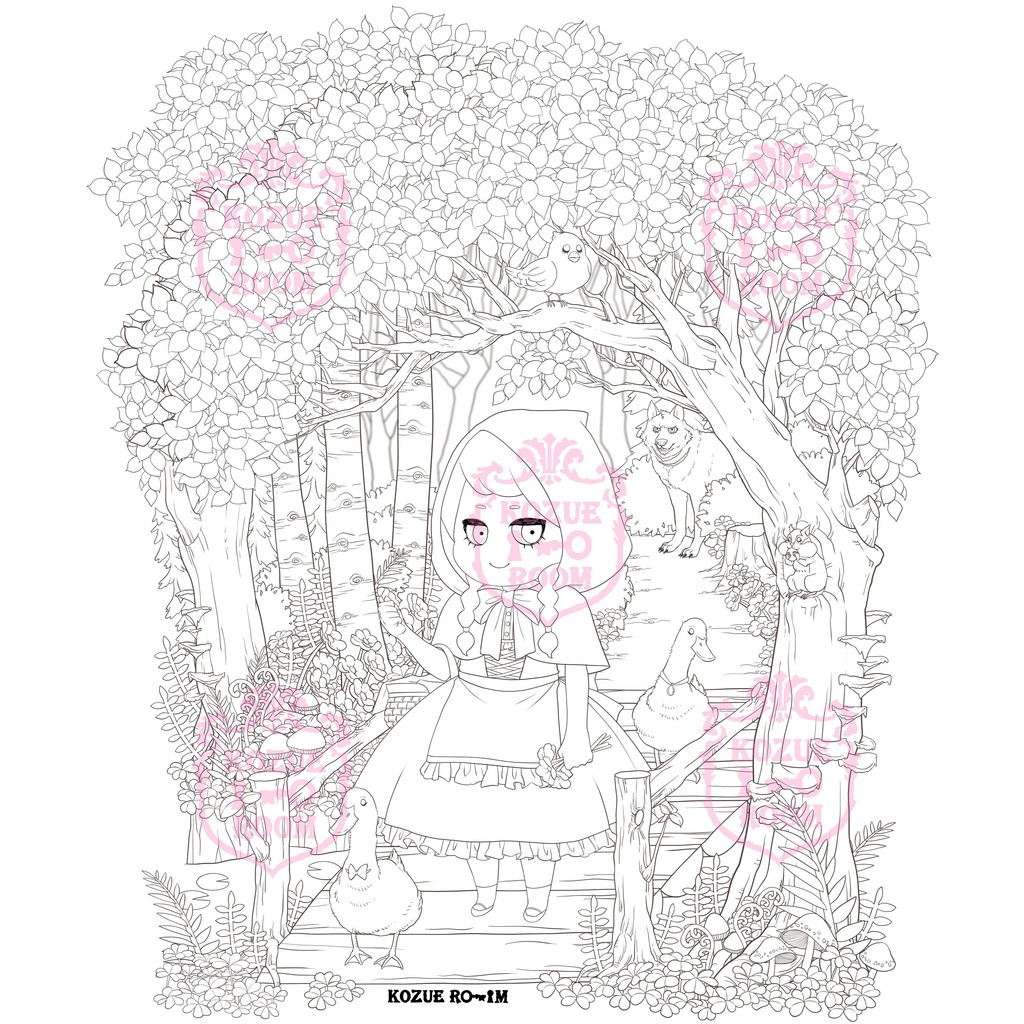 105号室「赤ずきん」/room 105「Little Red Riding Hood」