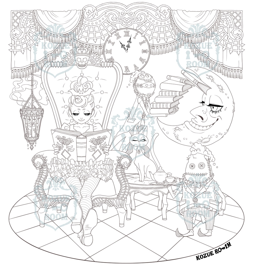 203号室「夜の読書」/room 203「Night Reading」