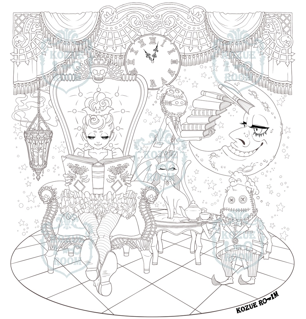 203号室「夜の読書」/room 203「Night Reading」