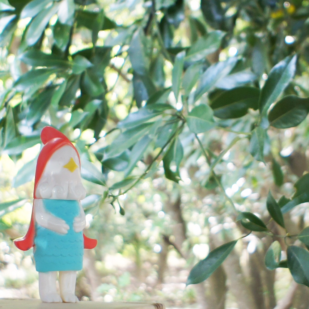 アマビエ ソフビ(オレンジ)