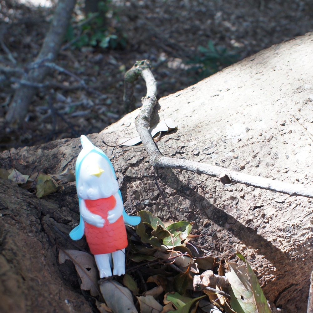 アマビエ ソフビ(青)