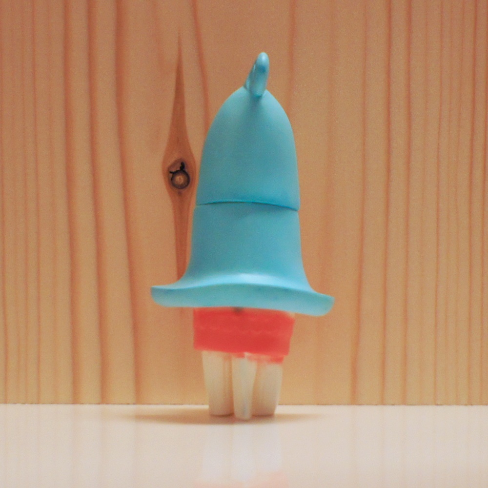 アマビエ ソフビ(青・眼入済)