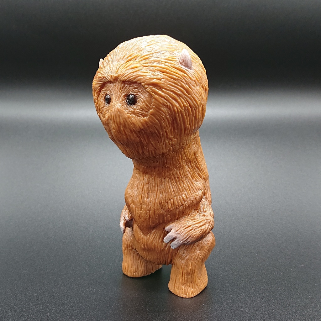 怪獣ロクロ ソフビ(チューイブラウン)