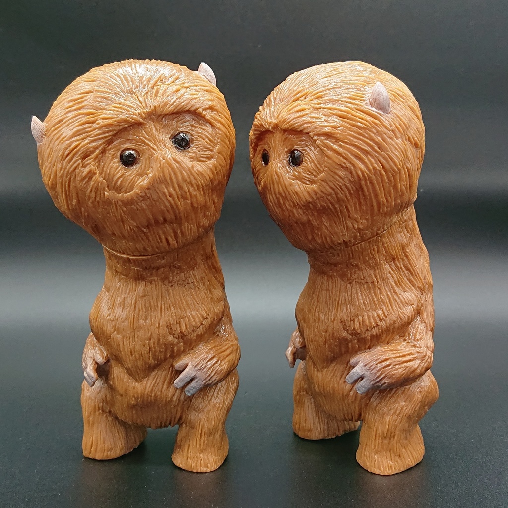 怪獣ロクロ ソフビ(チューイブラウン)