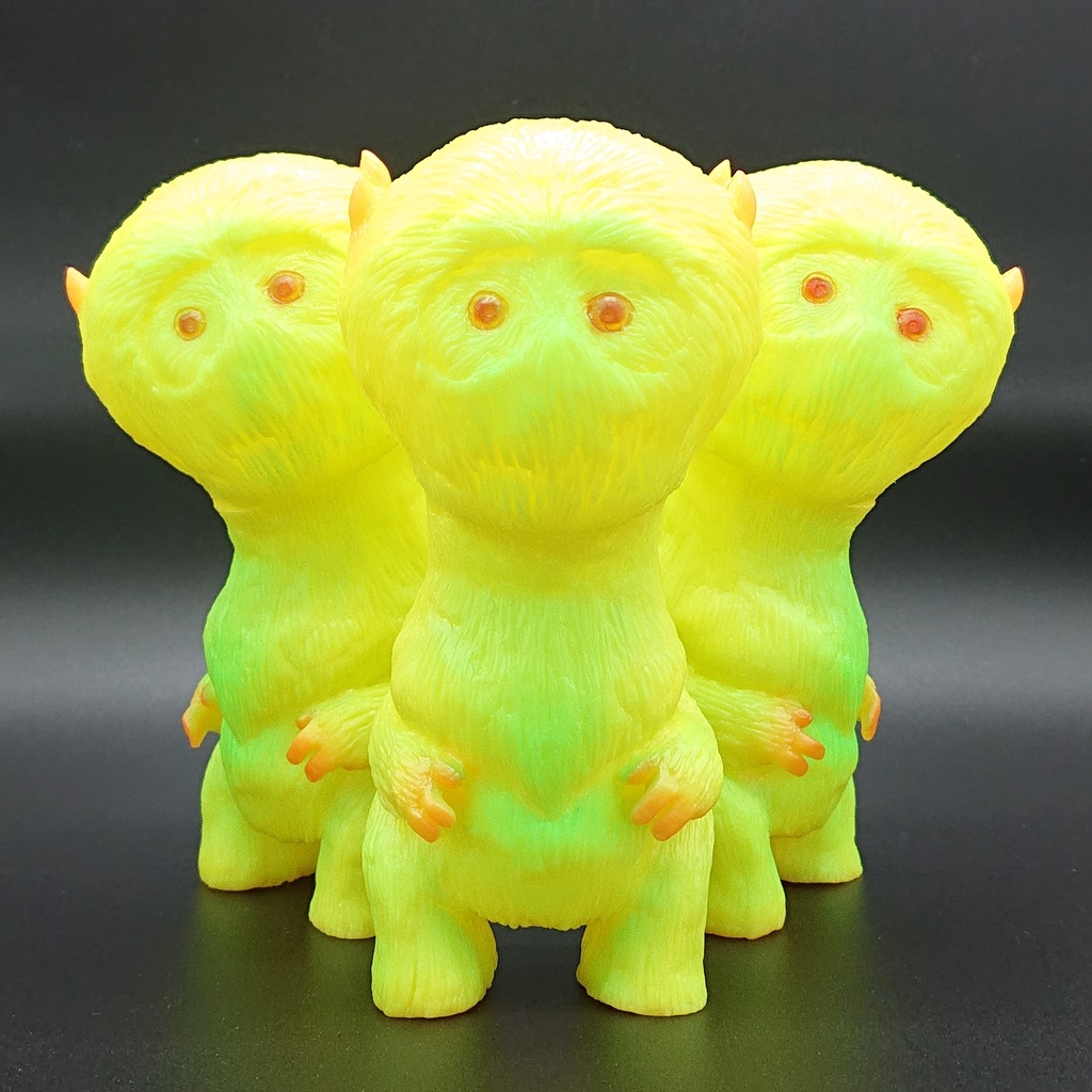 怪獣ロクロ ソフビ(アロハイエロー)