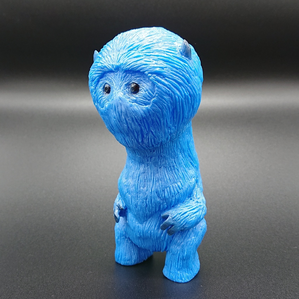 怪獣ロクロ ソフビ(クッキーブルー)