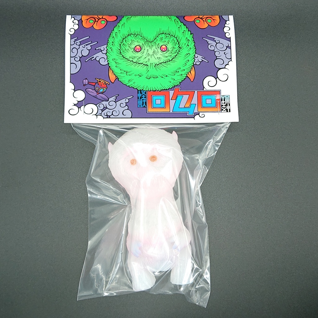 怪獣ロクロ ソフビ(ファルコンホワイト)