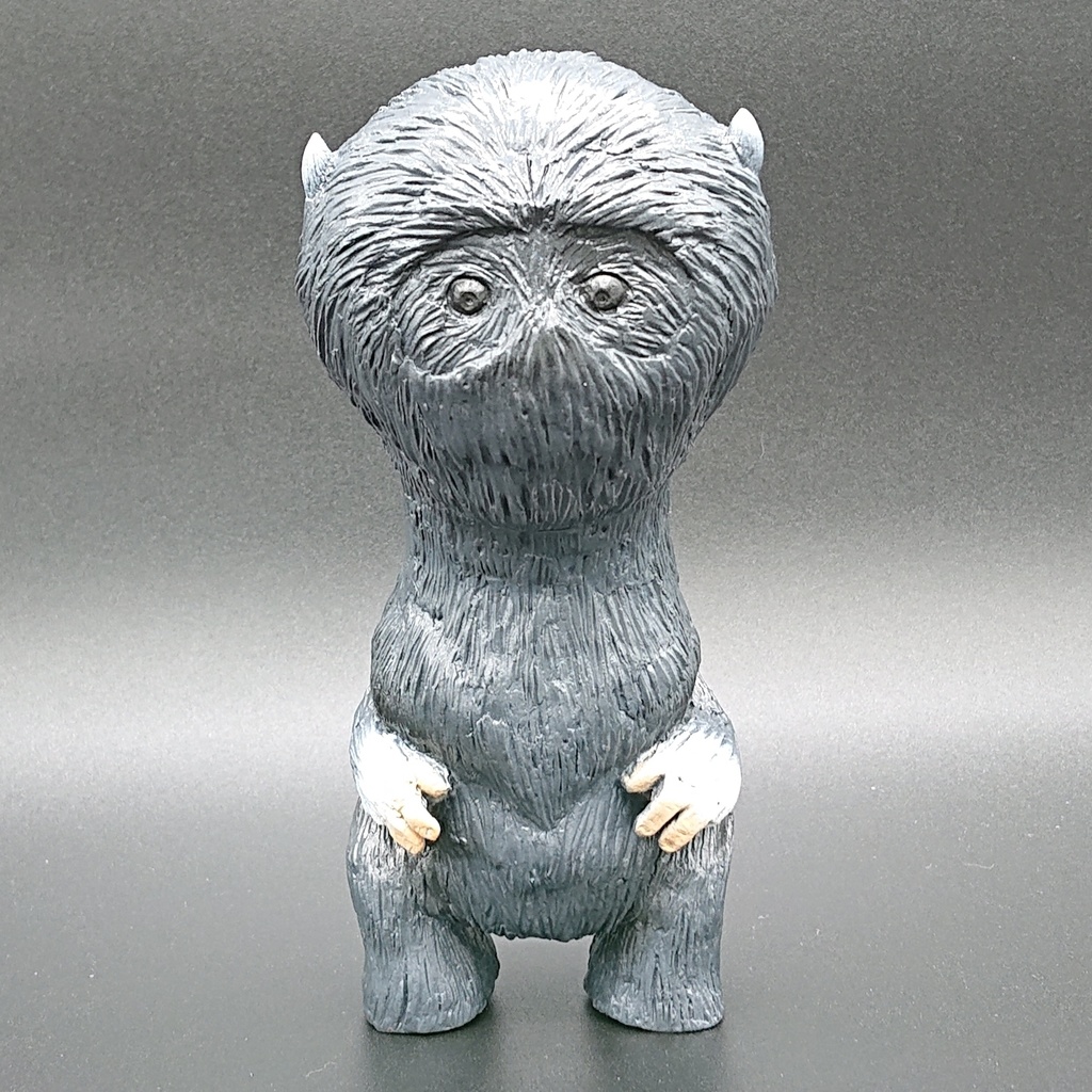 怪獣ロクロ　ソフビ（モホークブラック）