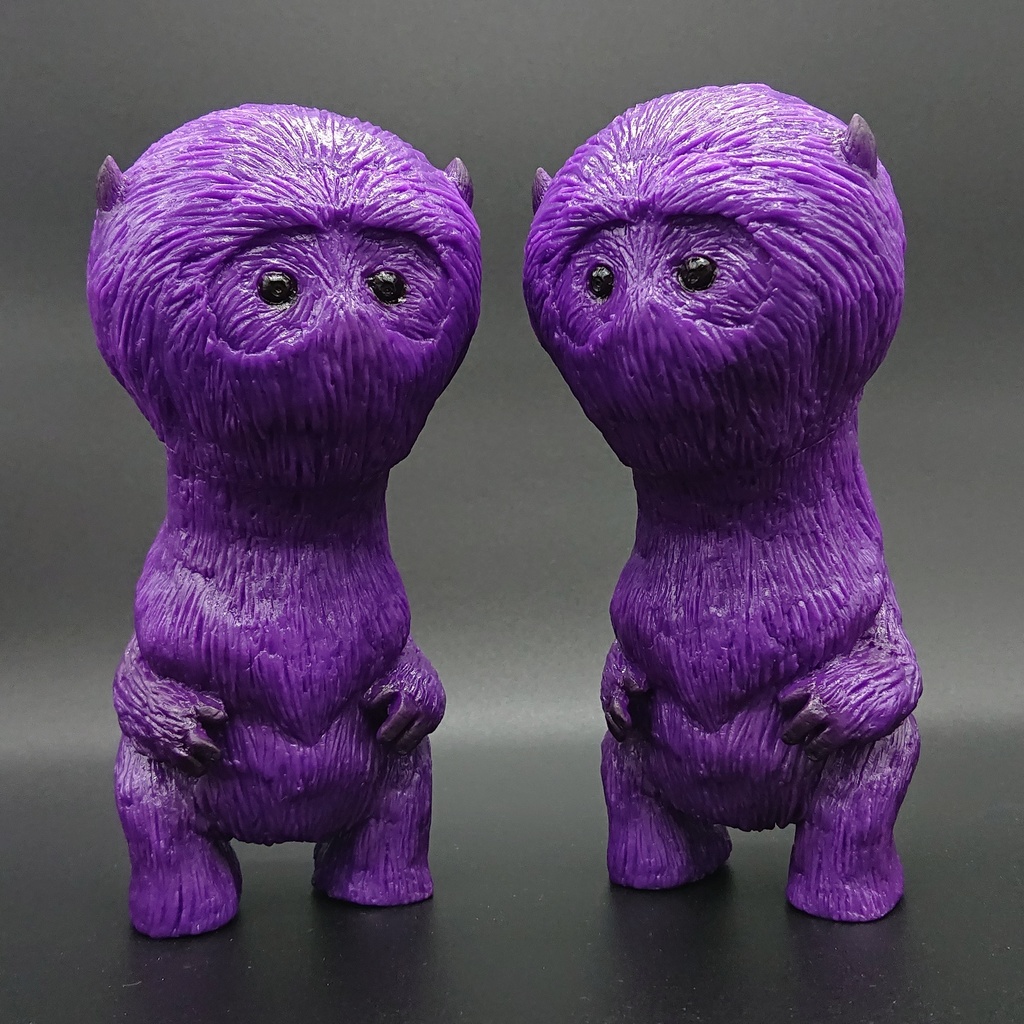 怪獣ロクロ ソフビ(マックパープル)